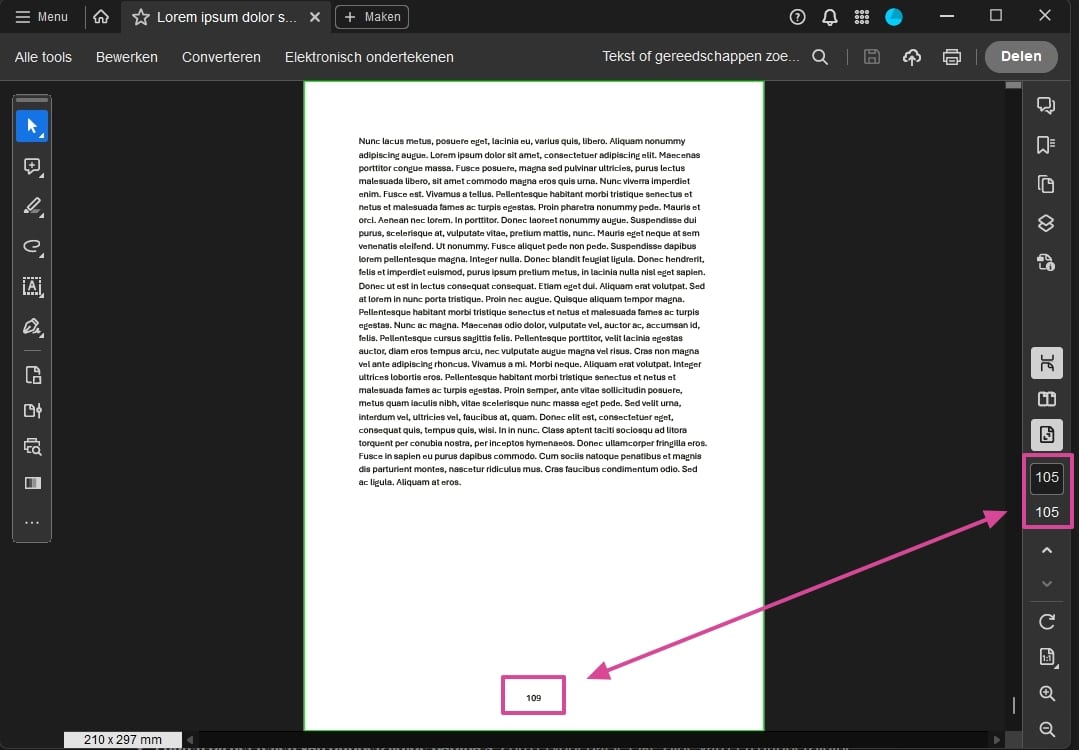 paginas-komen-niet-overeen