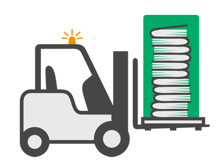 Distributie heftruck