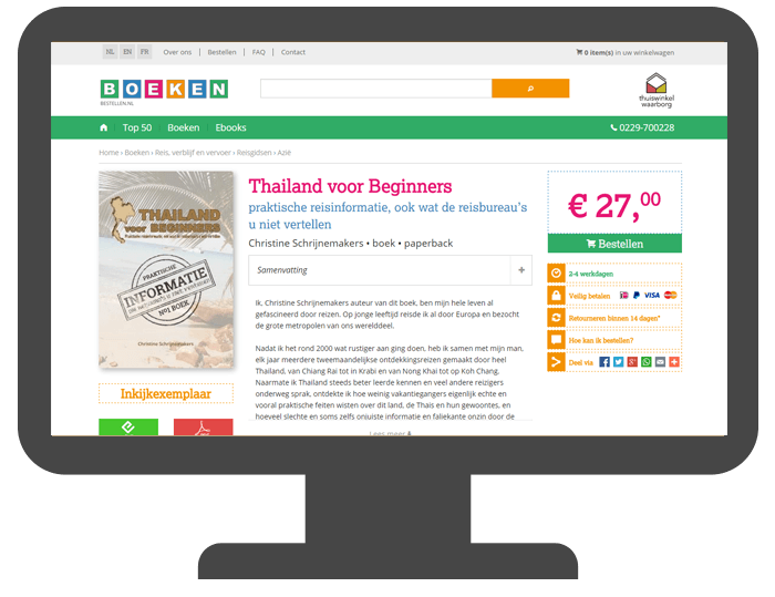 Verkooppagina Boekenbestellen.nl