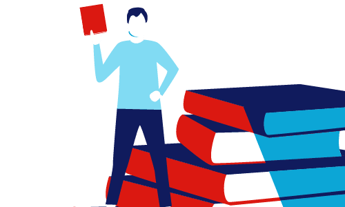 Boek in handen