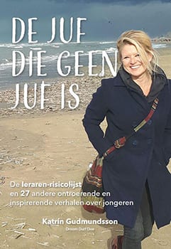 Voorbeeld omslag van 'De juf die geen juf is'