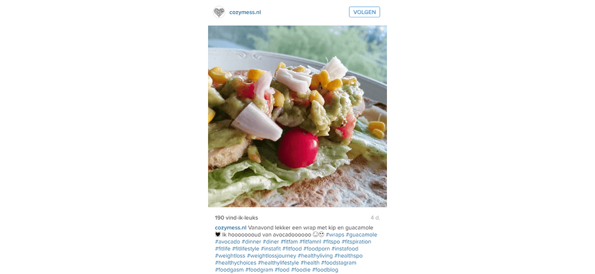 CozyMess op Instagram