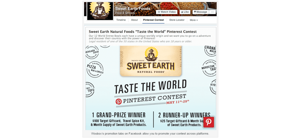 De Pinterest-knop op de website van SocialMedi Examiner
