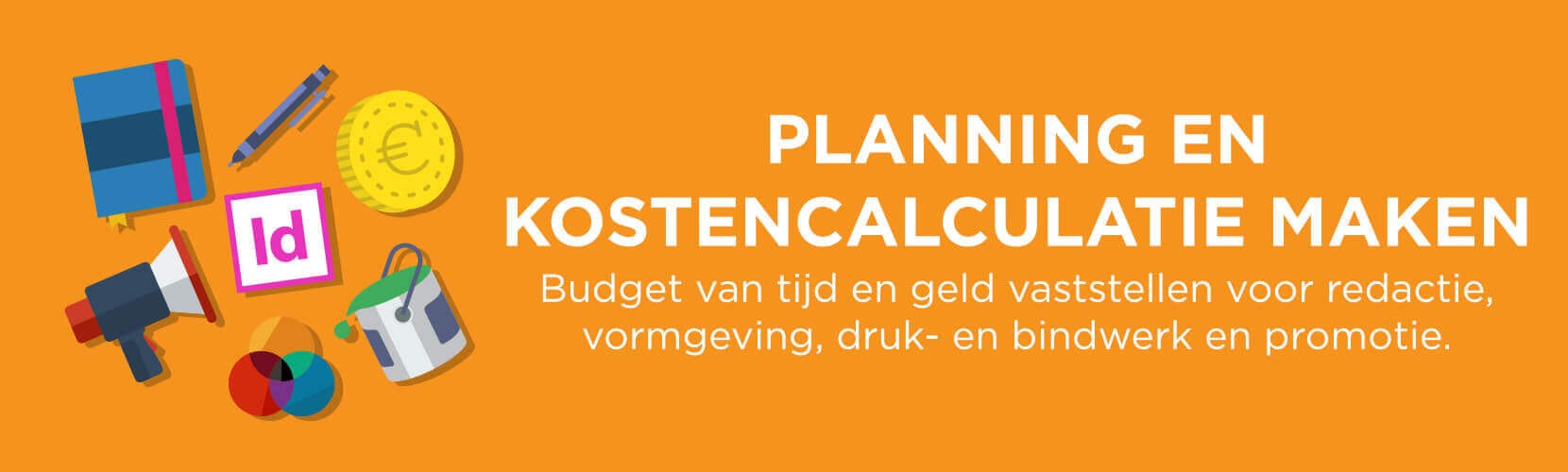 Planning en calculatie boek drukken
