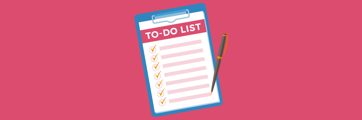 Door het maken van een to-do lijst kun je je tijd beter indelen