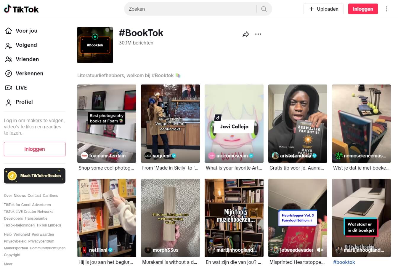 #BookTok op TikTok