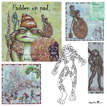 Voorbeeld illustratie door Anka Willems