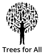 Logo Trees for all black colofon