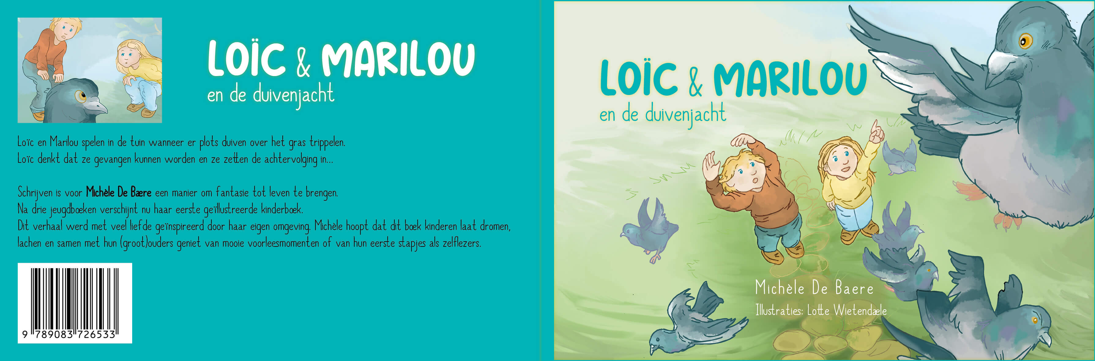 Voorbeeld omslag door Lotte Wietendaele